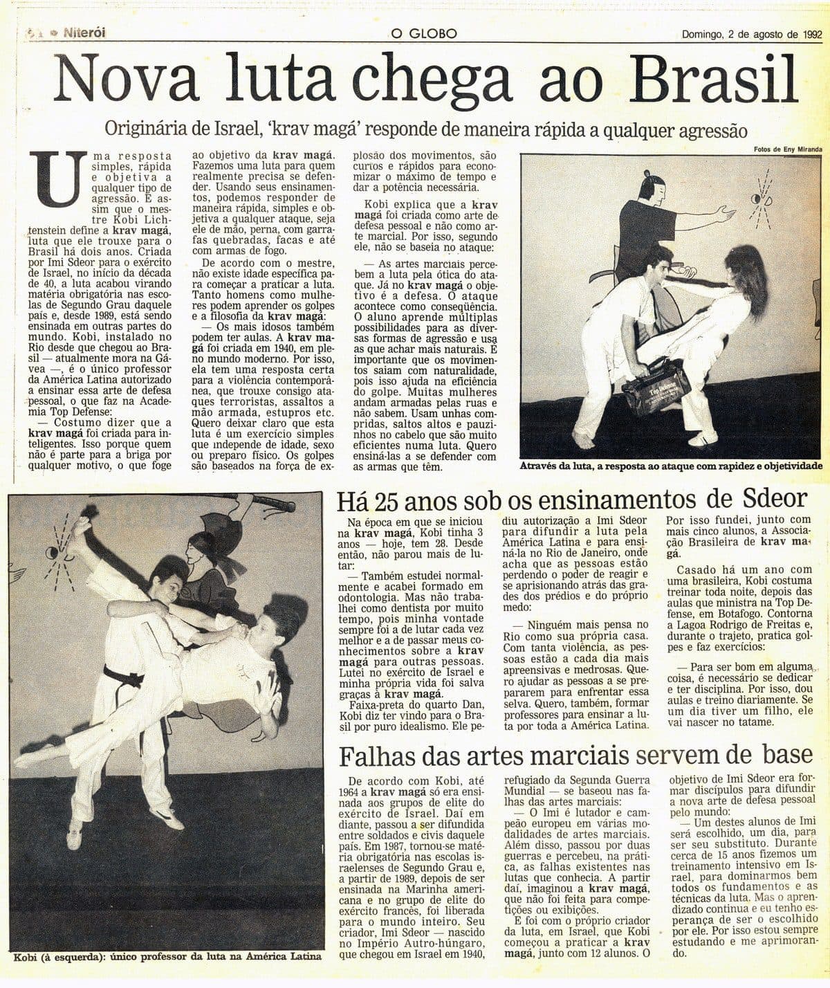 Jornal O Globo 1992