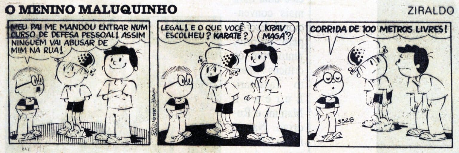 Menção em charge do Menino Maluquinho